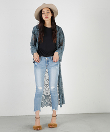 MOUSSY | fringe cropped Skinny2(デニムパンツ)