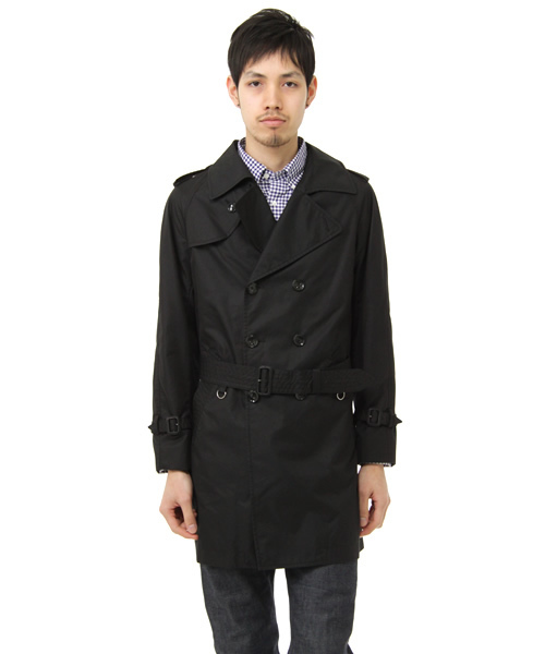 BEAUTY&YOUTH UNITED ARROWS（ビューティーアンドユースユナイテッドアローズ）の「BY T/C GABER TRENCH◆（トレンチコート・メンズ・ブラック/ベージュ・SMALL/MEDIUM/LARGE）」の2枚目の写真