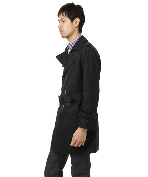 BEAUTY&YOUTH UNITED ARROWS（ビューティーアンドユースユナイテッドアローズ）の「BY T/C GABER TRENCH◆（トレンチコート・メンズ・ブラック/ベージュ・SMALL/MEDIUM/LARGE）」の3枚目の写真
