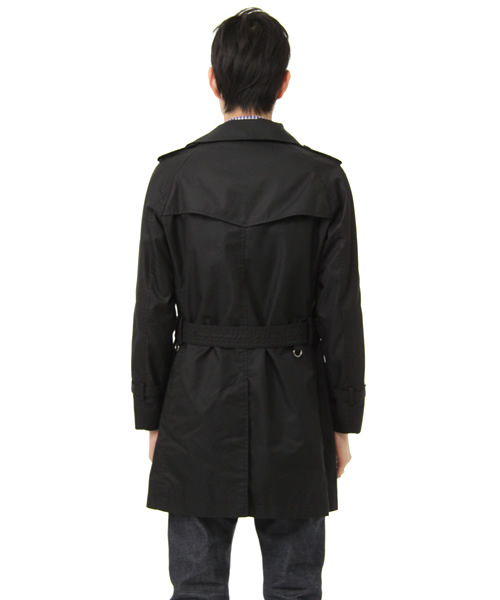 BEAUTY&YOUTH UNITED ARROWS（ビューティーアンドユースユナイテッドアローズ）の「BY T/C GABER TRENCH◆（トレンチコート・メンズ・ブラック/ベージュ・SMALL/MEDIUM/LARGE）」の4枚目の写真