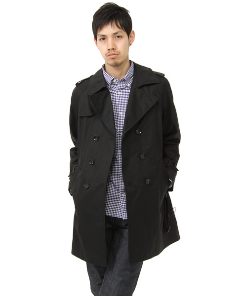 BEAUTY&YOUTH UNITED ARROWS（ビューティーアンドユースユナイテッドアローズ）の「BY T/C GABER TRENCH◆（トレンチコート・メンズ・ブラック/ベージュ・SMALL/MEDIUM/LARGE）」の5枚目の写真