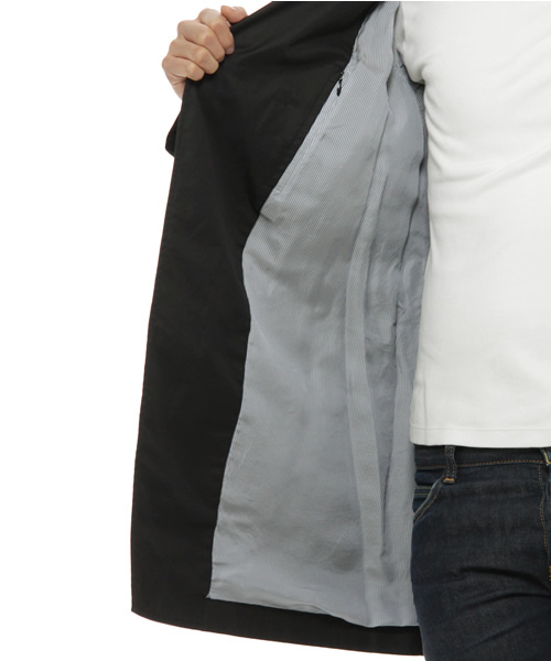 BEAUTY&YOUTH UNITED ARROWS（ビューティーアンドユースユナイテッドアローズ）の「BY T/C GABER TRENCH◆（トレンチコート・メンズ・ブラック/ベージュ・SMALL/MEDIUM/LARGE）」の7枚目の写真