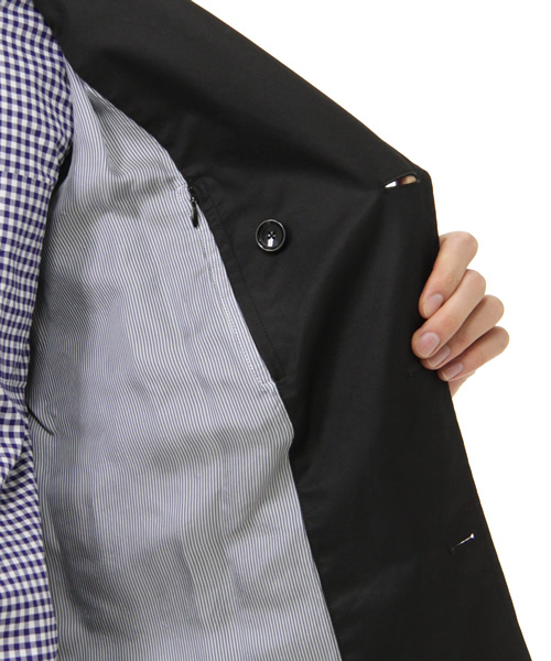 BEAUTY&YOUTH UNITED ARROWS（ビューティーアンドユースユナイテッドアローズ）の「BY T/C GABER TRENCH◆（トレンチコート・メンズ・ブラック/ベージュ・SMALL/MEDIUM/LARGE）」の8枚目の写真