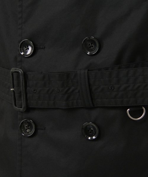 BEAUTY&YOUTH UNITED ARROWS（ビューティーアンドユースユナイテッドアローズ）の「BY T/C GABER TRENCH◆（トレンチコート・メンズ・ブラック/ベージュ・SMALL/MEDIUM/LARGE）」の10枚目の写真
