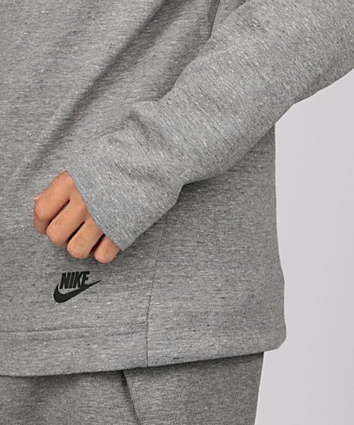 NIKE(ナイキ)の「NIKE(ナイキ) テック フリース ファネル プルオーバー②(パーカー・メンズ・グレー/ネイビー・MEDIUM/LARGE/SMALL/X-LARGE)」の8枚目の写真