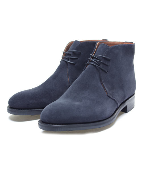 アルフレッドサージェント　スエード　ネイビー　ドレスシューズ SHIPS（シップス）の「ALFRED SARGENT: SUEDE CHUKKA BOOT