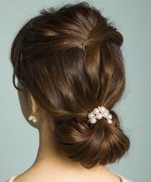 PLAIN CLOTHING | パール×スティックヘアゴム(ヘアゴム)