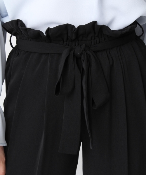 Andemiu（アンデミュウ）の「フリルウエストテーパードパンツ749013（その他パンツ・レディース・キャメル/ピンク/ブラック・MEDIUM/SMALL）」の11枚目の写真