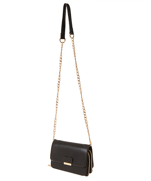 fifth(フィフス)の「フラップチェーンショルダーマルチポシェット(ショルダーバッグ・レディース・グリーン/ホワイト/レッド/ブラック/グレー・FREE)」の3枚目の写真