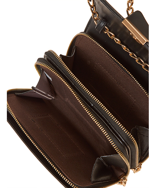 fifth(フィフス)の「フラップチェーンショルダーマルチポシェット(ショルダーバッグ・レディース・グリーン/ホワイト/レッド/ブラック/グレー・FREE)」の11枚目の写真