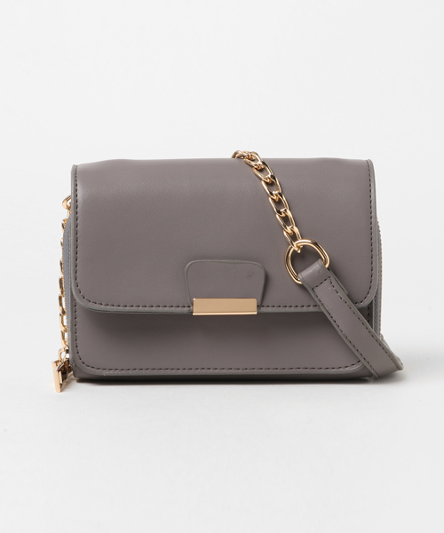 fifth(フィフス)の「フラップチェーンショルダーマルチポシェット(ショルダーバッグ・レディース・グリーン/ホワイト/レッド/ブラック/グレー・FREE)」の13枚目の写真