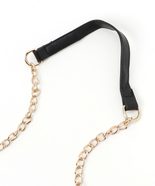 fifth(フィフス)の「フラップチェーンショルダーマルチポシェット(ショルダーバッグ・レディース・グリーン/ホワイト/レッド/ブラック/グレー・FREE)」の16枚目の写真