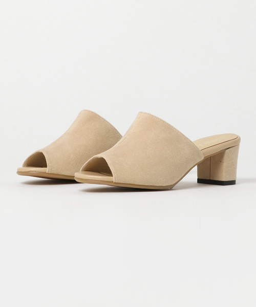 salle de bal（サルデバル）の「スエードミュールサンダル（サンダル・レディース・ベージュ/ブルー/ブラック/ピンク・L/S/M）」の13枚目の写真