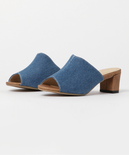 salle de bal（サルデバル）の「スエードミュールサンダル（サンダル・レディース・ベージュ/ブルー/ブラック/ピンク・L/S/M）」の12枚目の写真