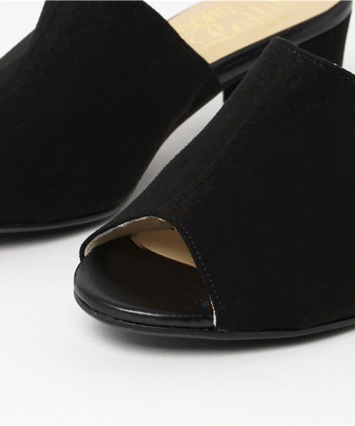 salle de bal（サルデバル）の「スエードミュールサンダル（サンダル・レディース・ベージュ/ブルー/ブラック/ピンク・L/S/M）」の6枚目の写真