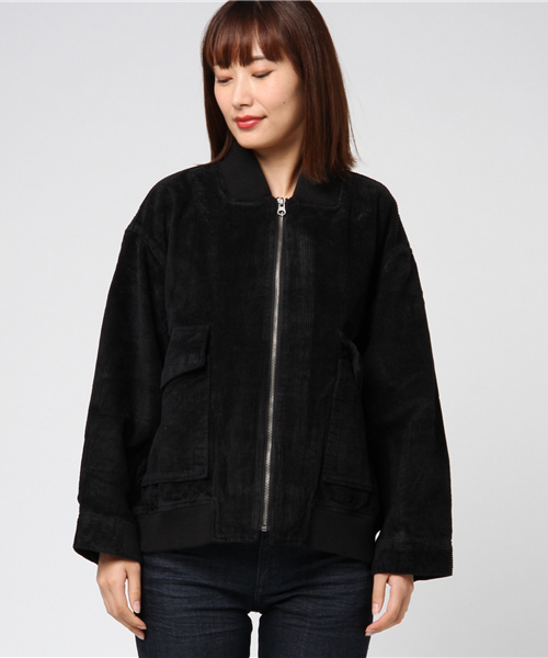 MERLOT（メルロー）の「コーデュロイブルゾン000-9527（ブルゾン・レディース・ベージュ/キャメル/ワイン/ブラック・FREE）」の7枚目の写真