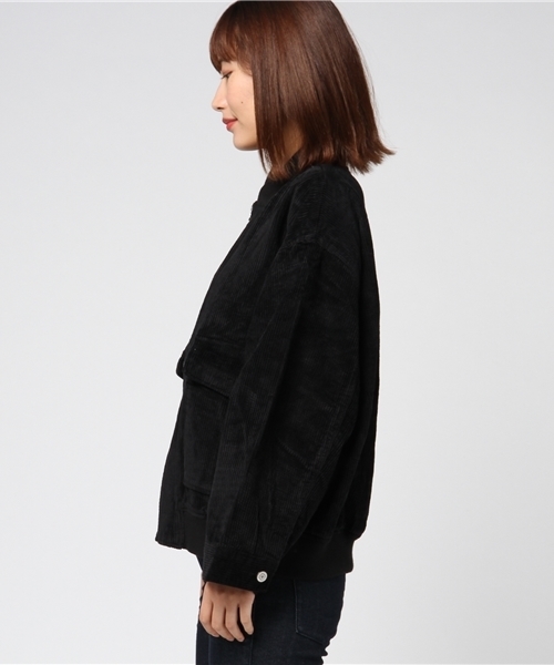 MERLOT（メルロー）の「コーデュロイブルゾン000-9527（ブルゾン・レディース・ベージュ/キャメル/ワイン/ブラック・FREE）」の15枚目の写真