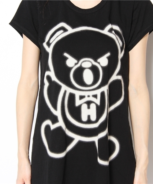HYSTERIC GLAMOUR（ヒステリックグラマー）の「HYS BEAR pt OP（ワンピース・レディース・ホワイト/ネイビー/ブラック・FREE）」の9枚目の写真