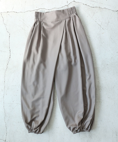 osharewalker（オシャレウォーカー）の「『アラビアンモードワイドパンツ』（その他パンツ・レディース・ブラック/チャコール/グレイッシュベージュ/カーキ/ネイビー/モカ・FREE）」の4枚目の写真