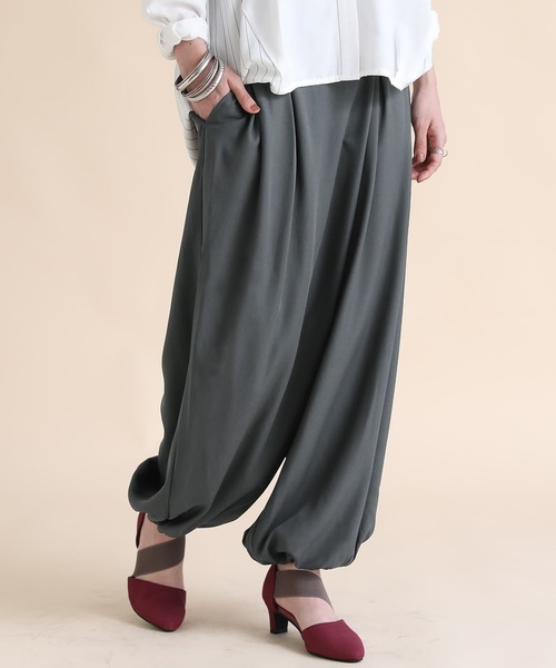 osharewalker（オシャレウォーカー）の「『アラビアンモードワイドパンツ』（その他パンツ・レディース・ブラック/チャコール/グレイッシュベージュ/カーキ/ネイビー/モカ・FREE）」の20枚目の写真