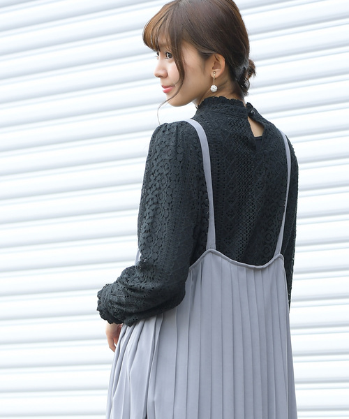 rps（アールピーエス）の「レースハイネック長袖ブラウス（シャツ/ブラウス・レディース・ブラック/オフホワイト/ピンクベージュ/ピンク/アイボリー/ホワイト系その他4/ホワイト系その他2・M）」の14枚目の写真