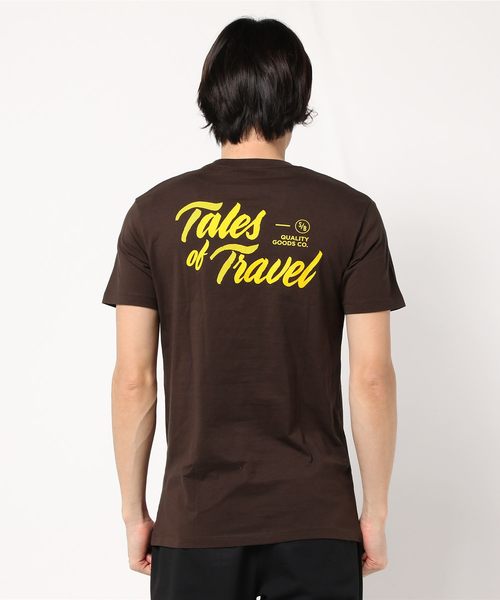 SURF/BRAND（サーフブランド）の「SURF/BRAND サーフブランド  STORY Tee SB16104（Tシャツ/カットソー・メンズ・ブラウン・S）」の3枚目の写真