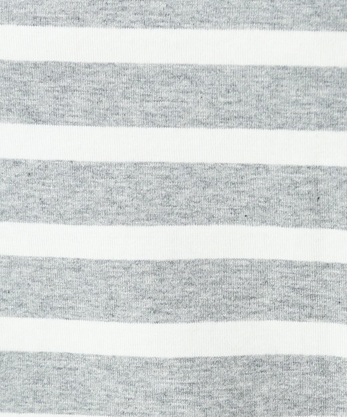 MARBLE WALTS(マーブルワルツ)の「ボーダーTシャツ(Tシャツ/カットソー・レディース・ブラック/グレー/ネイビー・FREE)」の4枚目の写真