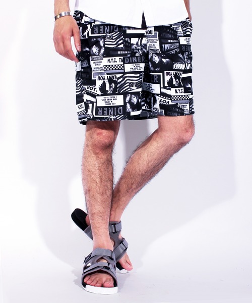 8(eight)(エイト)の「チェック ショートパンツ ハーフパンツ ロゴ(その他パンツ・メンズ・その他/その他1/その他2・MEDIUM/LARGE)」の2枚目の写真