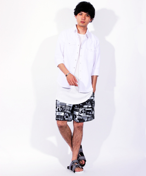 8(eight)(エイト)の「チェック ショートパンツ ハーフパンツ ロゴ(その他パンツ・メンズ・その他/その他1/その他2・MEDIUM/LARGE)」の4枚目の写真