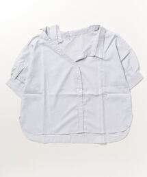 オフショルダー」に該当するトップス（ストライプ柄）ファッション通販