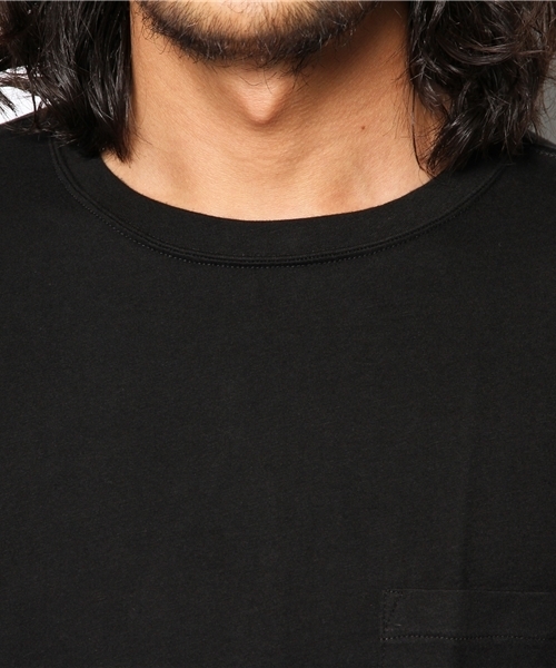 WEGO(ウィゴー)の「WEGO/袖ロゴポケットTee(Tシャツ/カットソー・メンズ・ブラック/ホワイト・LARGE/MEDIUM)」の6枚目の写真