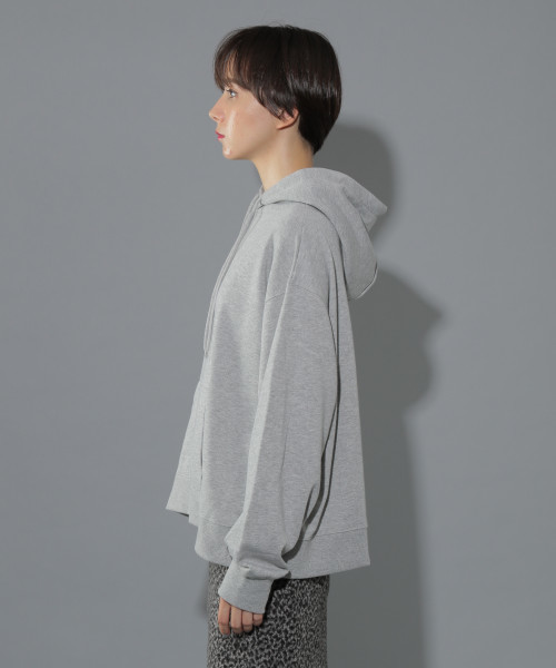 PAGEBOY（ページボーイ）の「BIGシルエットパーカー（Tシャツ/カットソー・レディース・ブラック/グレー/オフホワイト/ダークパープル・FREE）」の21枚目の写真