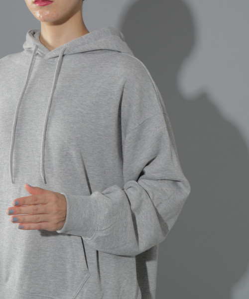 PAGEBOY（ページボーイ）の「BIGシルエットパーカー（Tシャツ/カットソー・レディース・ブラック/グレー/オフホワイト/ダークパープル・FREE）」の6枚目の写真