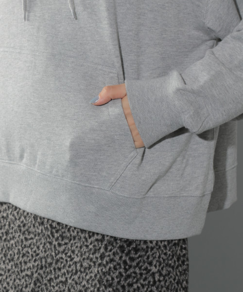 PAGEBOY（ページボーイ）の「BIGシルエットパーカー（Tシャツ/カットソー・レディース・ブラック/グレー/オフホワイト/ダークパープル・FREE）」の19枚目の写真