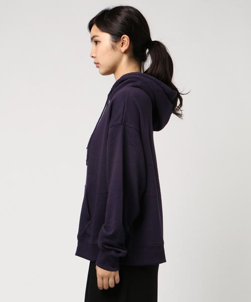 PAGEBOY（ページボーイ）の「BIGシルエットパーカー（Tシャツ/カットソー・レディース・ブラック/グレー/オフホワイト/ダークパープル・FREE）」の9枚目の写真