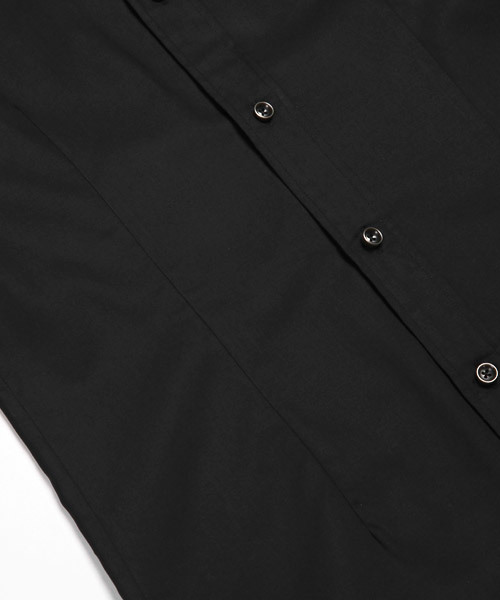 LUXSTYLE（ラグスタイル）の「極-きわみ- 日本製ブロードデュエボタンダウン長袖シャツ（シャツ/ブラウス・メンズ・ホワイト/ブラック/ネイビー/サックスブルー・M/L/XL）」の14枚目の写真