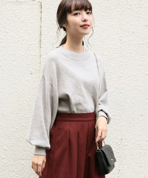 LOWRYS FARM | １２Ｇモチモチプルオーバー(ニット/セーター)