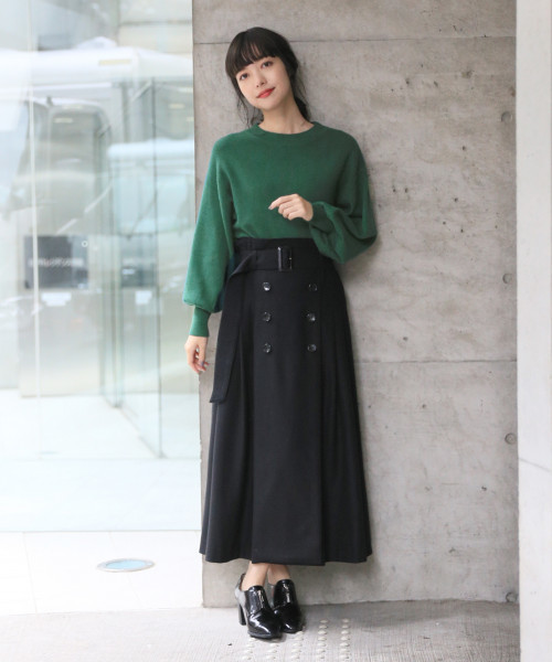 LOWRYS FARM(ローリーズファーム)の「12Gモチモチプルオーバー 809532(ニット/セーター・レディース・ブラック/ベージュ/ブラウン/グレー/レッド/グリーン/ベージュ系その他・MEDIUM/LARGE)」の22枚目の写真