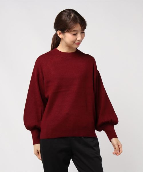 LOWRYS FARM(ローリーズファーム)の「12Gモチモチプルオーバー 809532(ニット/セーター・レディース・ブラック/ベージュ/ブラウン/グレー/レッド/グリーン/ベージュ系その他・MEDIUM/LARGE)」の7枚目の写真