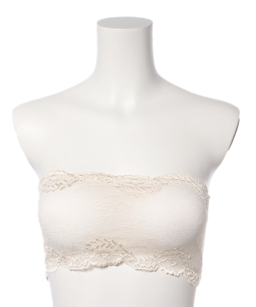 Auntie Rosa（アンティローザ）の「レースチューブトップショート（その他アンダーウェア/インナー・レディース・ホワイト/ブラック/ナチュラル/ピンク・FREE）」の4枚目の写真