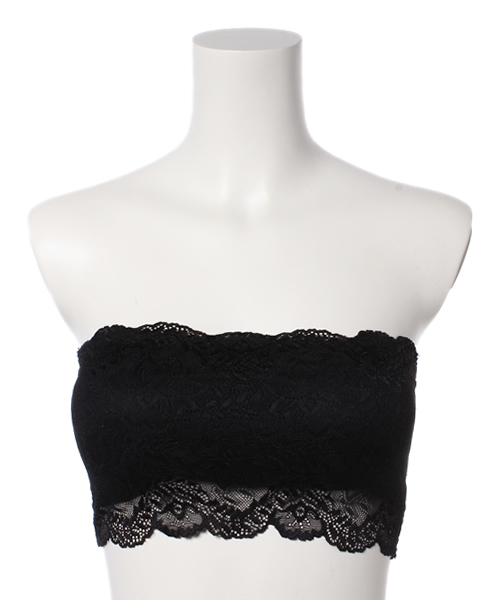 Auntie Rosa（アンティローザ）の「レースチューブトップショート（その他アンダーウェア/インナー・レディース・ホワイト/ブラック/ナチュラル/ピンク・FREE）」の3枚目の写真