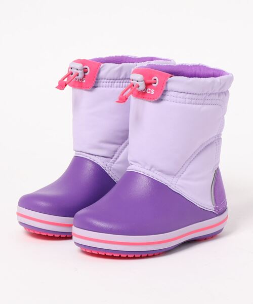 crocs（クロックス）の「【crocs クロックス】キッズ スノーシューズ　/ ウィンターシューズ スノー ウィンタースポーツ（レインシューズ・キッズ・ピンク/ブルー/パープル/グレー/ミント/ネイビー・16.5cm/17.5cm/18.5cm/19.5cm/20/21/15.5cm/20cm/21cm）」の5枚目の写真