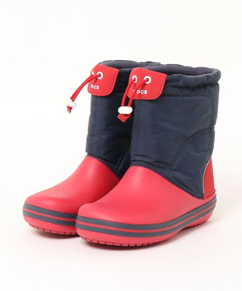 crocs（クロックス）の「【crocs クロックス】キッズ スノーシューズ　/ ウィンターシューズ スノー ウィンタースポーツ（レインシューズ・キッズ・ピンク/ブルー/パープル/グレー/ミント/ネイビー・16.5cm/17.5cm/18.5cm/19.5cm/20/21/15.5cm/20cm/21cm）」の4枚目の写真