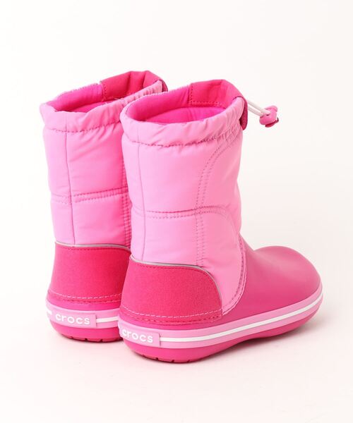 crocs（クロックス）の「【crocs クロックス】キッズ スノーシューズ　/ ウィンターシューズ スノー ウィンタースポーツ（レインシューズ・キッズ・ピンク/ブルー/パープル/グレー/ミント/ネイビー・16.5cm/17.5cm/18.5cm/19.5cm/20/21/15.5cm/20cm/21cm）」の7枚目の写真