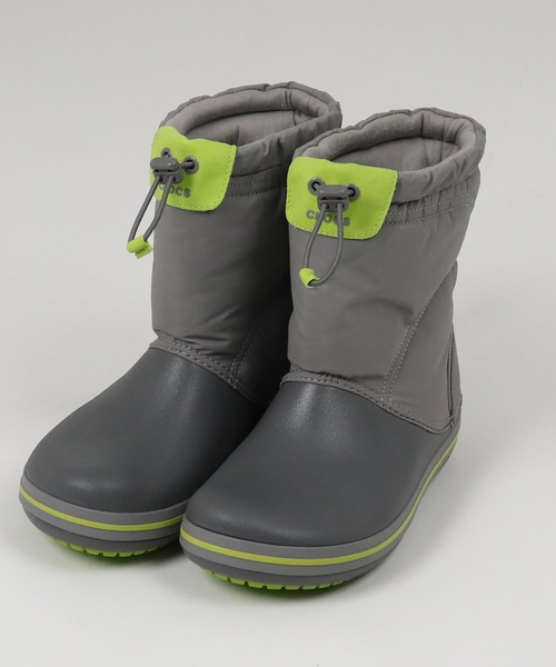 crocs（クロックス）の「【crocs クロックス】キッズ スノーシューズ　/ ウィンターシューズ スノー ウィンタースポーツ（レインシューズ・キッズ・ピンク/ブルー/パープル/グレー/ミント/ネイビー・16.5cm/17.5cm/18.5cm/19.5cm/20/21/15.5cm/20cm/21cm）」の9枚目の写真