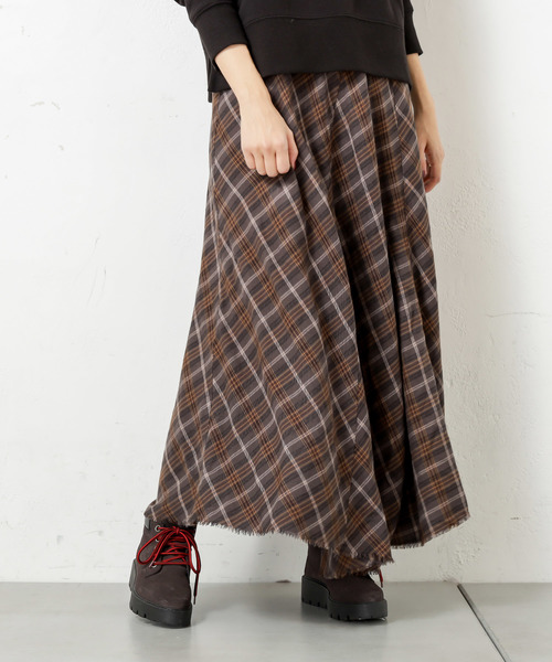 Ciaopanic Typy チャオパニックティピー の チェックアシメスカート スカート Wear