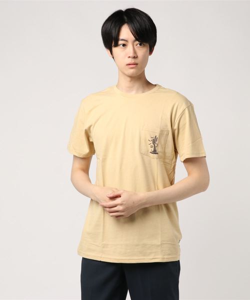 BILLABONG(ビラボン)の「BILLABONG メンズ HIGH DESERT Tシャツ(Tシャツ/カットソー・メンズ・ベージュ/ネイビー・SMALL/MEDIUM)」の2枚目の写真