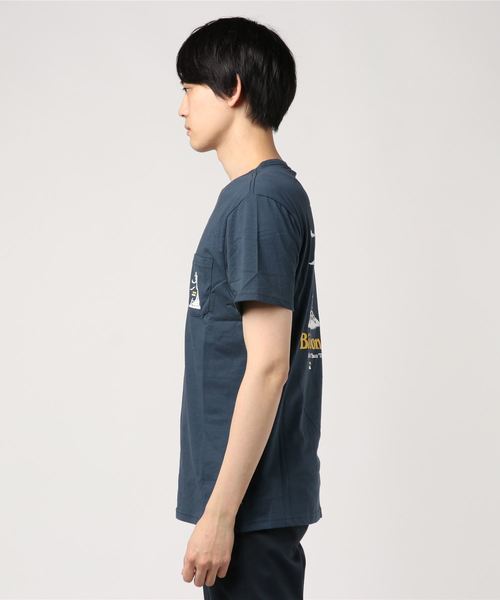 BILLABONG(ビラボン)の「BILLABONG メンズ HIGH DESERT Tシャツ(Tシャツ/カットソー・メンズ・ベージュ/ネイビー・SMALL/MEDIUM)」の4枚目の写真