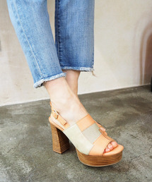 〈あしながおじさん〉　厚底カバードサンダル