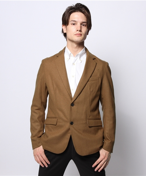 EDIFICE(エディフィス)の「◇フラノストレッチ2Bジャケット(テーラードジャケット・メンズ・ネイビー/グレー/チャコールグレー/ブラック/キャメル・SMALL/MEDIUM/LARGE/X-LARGE)」の5枚目の写真